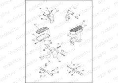 FOOTRESTS & FOOTBOARDS
