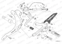 FOOTRESTS, LEFT [MOD:1299S 90]