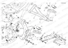 FOOTRESTS, LEFT [MOD:M 1200]