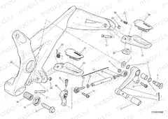 FOOTRESTS, LEFT [MOD:M 1200S]