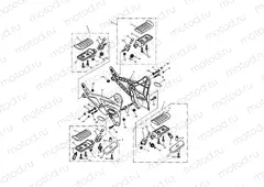 Footrests & Mountings Sprint Executive