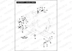 FOOTRESTS - VRSCDX, VRSCF