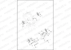 FOOTRESTS - XG500, XG750