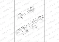 FOOTRESTS - XG750A