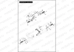 FOOTRESTS - XR1200X