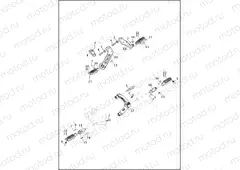 FOOTRESTS - XR1200X