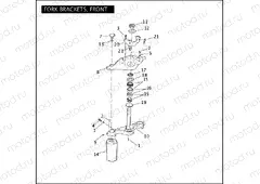 FORK BRACKETS, FRONT