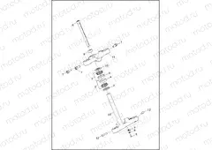 FORK BRACKETS, FRONT