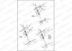 FORK BRACKETS, FRONT