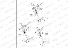 FORK BRACKETS, FRONT