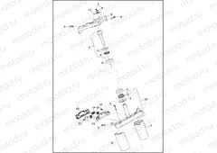 FORK BRACKETS, FRONT