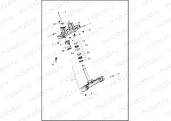 FORK BRACKETS, FRONT
