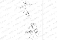 FORK BRACKETS, FRONT