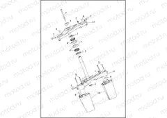 FORK BRACKETS, FRONT - FLFB, FLFBS