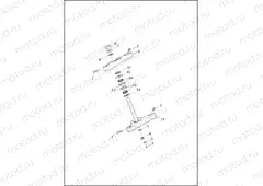 FORK BRACKETS, FRONT - FXSB