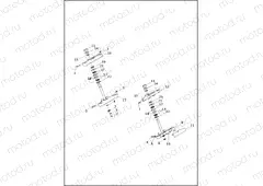 FORK BRACKETS, FRONT - FXSB & FXST
