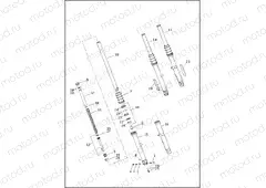 FORK, FRONT - 883N