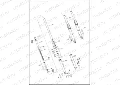 FORK, FRONT - 883N