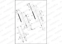 FORK, FRONT - FLD