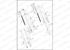 FORK, FRONT - FLD