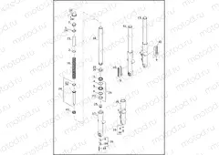 FORK, FRONT - FLDE, FLFB, FLFBS, FLHC, FLHCS, FLSL, FLFBSANV (1 OF 2)