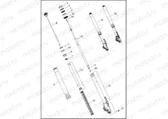 FORK, FRONT-RA1250