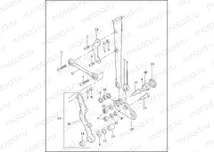 FORK ROCKERS & CALIPER MOUNTING - FLSTS/I