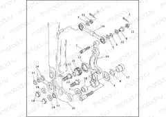 FORK ROCKERS & CALIPER MOUNTING - FXSTS