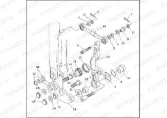 FORK ROCKERS & CALIPER MOUNTING - FXSTS/I