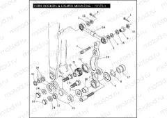 FORK ROCKERS & CALIPER MOUNTING - FXSTS/I