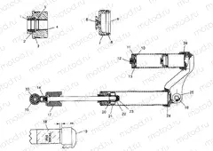 FOX SHOCK | FOX SHOCK, GAS, RESERVOIR Scrambler 400 W98BC38C (4947254725C013)
