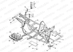 FRAME ASSEMBLY Trail Blazer W937221 (4924082408003A) | FRAME ASSEMBLY Trail Blazer W937221 (4924082408003A)
