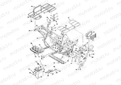 FRAME ASSEMBLY w/ RACKS 350 4X4 / W928139 (4922832283003A) | FRAME ASSEMBLY w/ RACKS 350 4X4 / W928139 (4922832283003A)