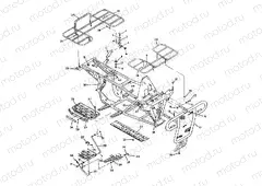 FRAME ASSEMBLY w/RACKS 350 2X4 - Update (4919821982003A) | FRAME ASSEMBLY w/RACKS 350 2X4 - Update (4919821982003A)