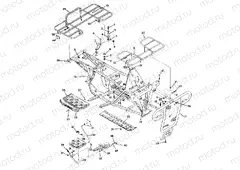 FRAME ASSEMBLY w/RACKS 350 2X4 / W927539 (4922882288003A) | FRAME ASSEMBLY w/RACKS 350 2X4 / W927539 (4922882288003A)