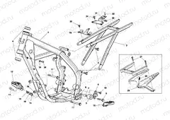 FRAME - FOOTRESTS