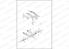 FRAME & FORK, REAR