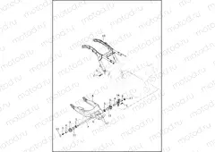 FRAME & FORK, REAR
