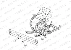 FRAME | FRAME, OPTIONS, BUMPER, FRONT, RUGGED - e2/e4/e6/eS/eL/eLXD (49GEMOPTIONS11BUMPERRGD)