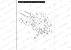 FRAME & JIFFY STAND - 883L/N/R, 1200C/CP/L/N/X