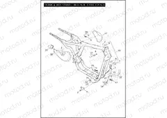 FRAME & JIFFY STAND - 883L/N/R, 1200C/CP/N/V/X