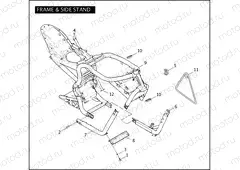FRAME & SIDE STAND