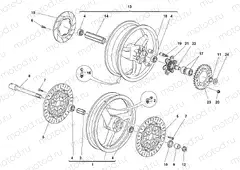 FRONT AND REAR WHEELS