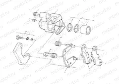 FRONT BRAKE - A00CK32AA (4954895489B007) | FRONT BRAKE - A00CK32AA (4954895489B007)