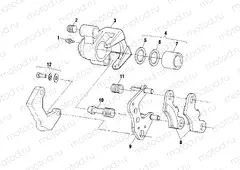 FRONT BRAKE - A02CK42AA/AB (4970327032B05) | FRONT BRAKE - A02CK42AA/AB (4970327032B05)