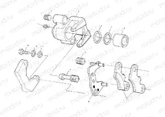 FRONT BRAKE - A04CL50AA (4975687568B04) | FRONT BRAKE - A04CL50AA (4975687568B04)