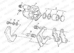 FRONT BRAKE ASSEMBLY 4X4 350L W938139 (4924052405016A) | FRONT BRAKE ASSEMBLY 4X4 350L W938139 (4924052405016A)