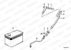 Front brake-brake pipe