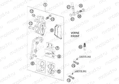 FRONT BRAKE CALIPER