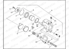 FRONT BRAKE CALIPER (2 OF 2)